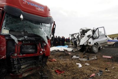 Beypazarı'nda feci kaza